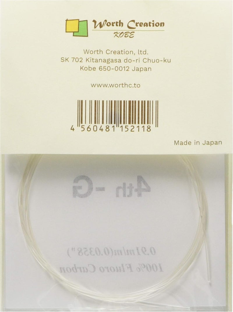 WORTH Strings Worth CM-LG Clear Fluorocarbon String Set (Low-G for Ukulele) - Image 2